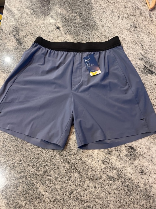 Old Navy Other - Men's Athletic Shorts 7” inseam - Slate Blue with Black Waistband